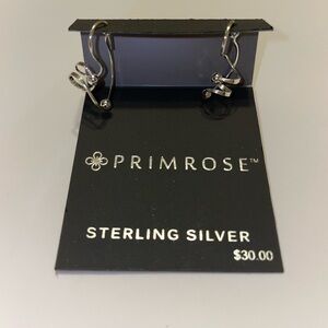 Primrose Sterling Silver hanging twisted earrings.- New Never Worn